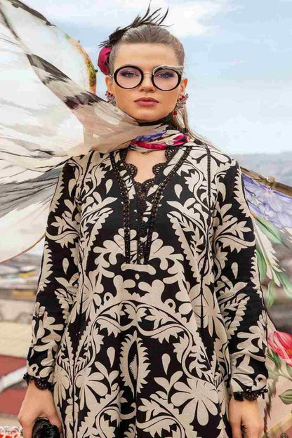 3 Piece Unstiched Embroidery Dhanak
