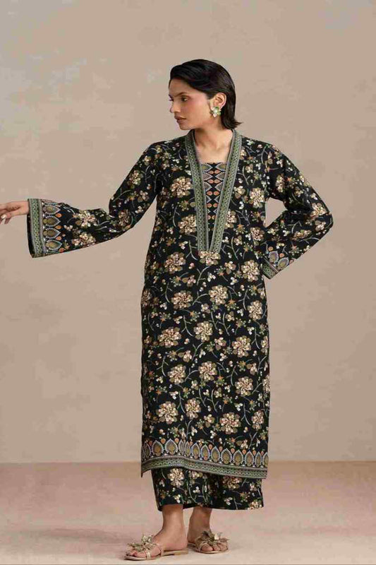 3 Piece Unstiched Embroidery Dhanak