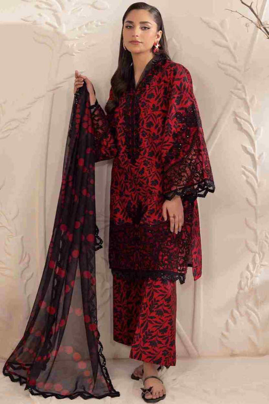 3 Piece Unstiched Embroidery Dhanak