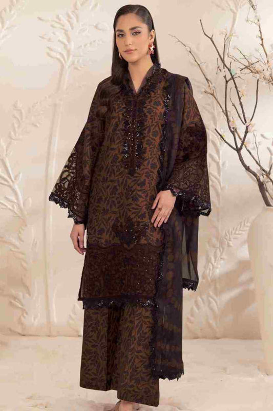 3 Piece Unstiched Embroidery Dhanak