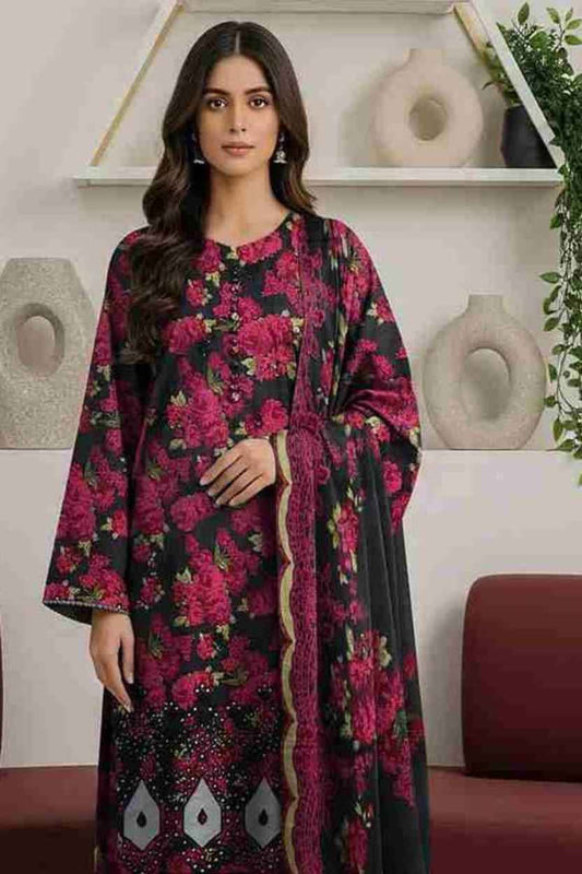 3 Piece Unstiched Embroidery Dhanak