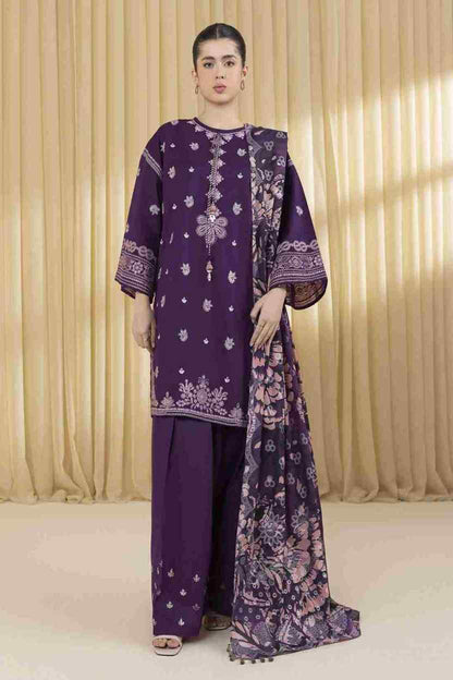 3 Piece Unstiched Embroidery Dhanak