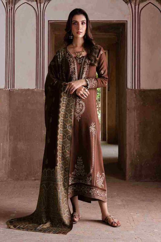 3 Piece Unstiched Embroidery Dhanak
