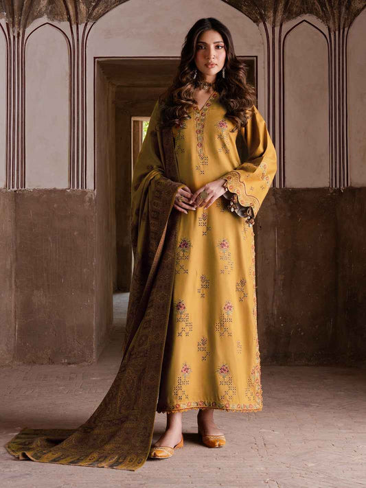 3 Piece Unstiched Embroidery Dhanak