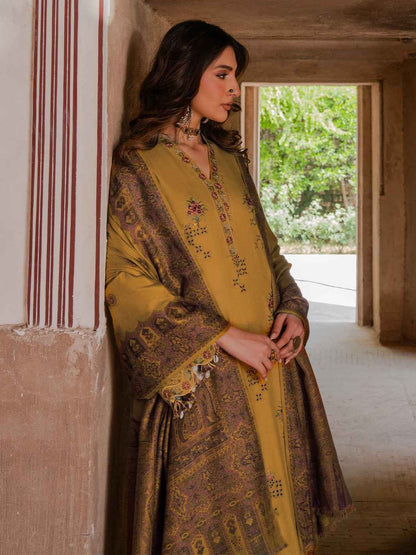 3 Piece Unstiched Embroidery Dhanak