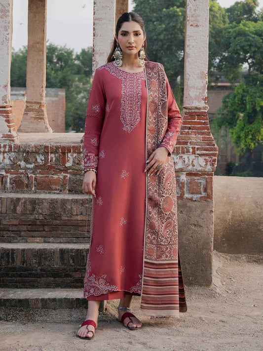 3 Piece Unstiched Embroidery Dhanak