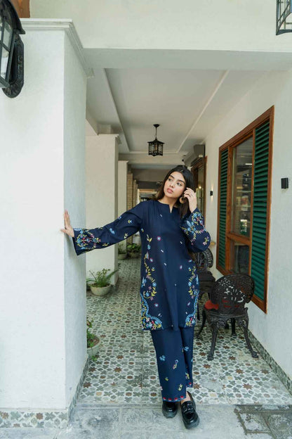 2 Piece Unstiched Embroidery Dhanak