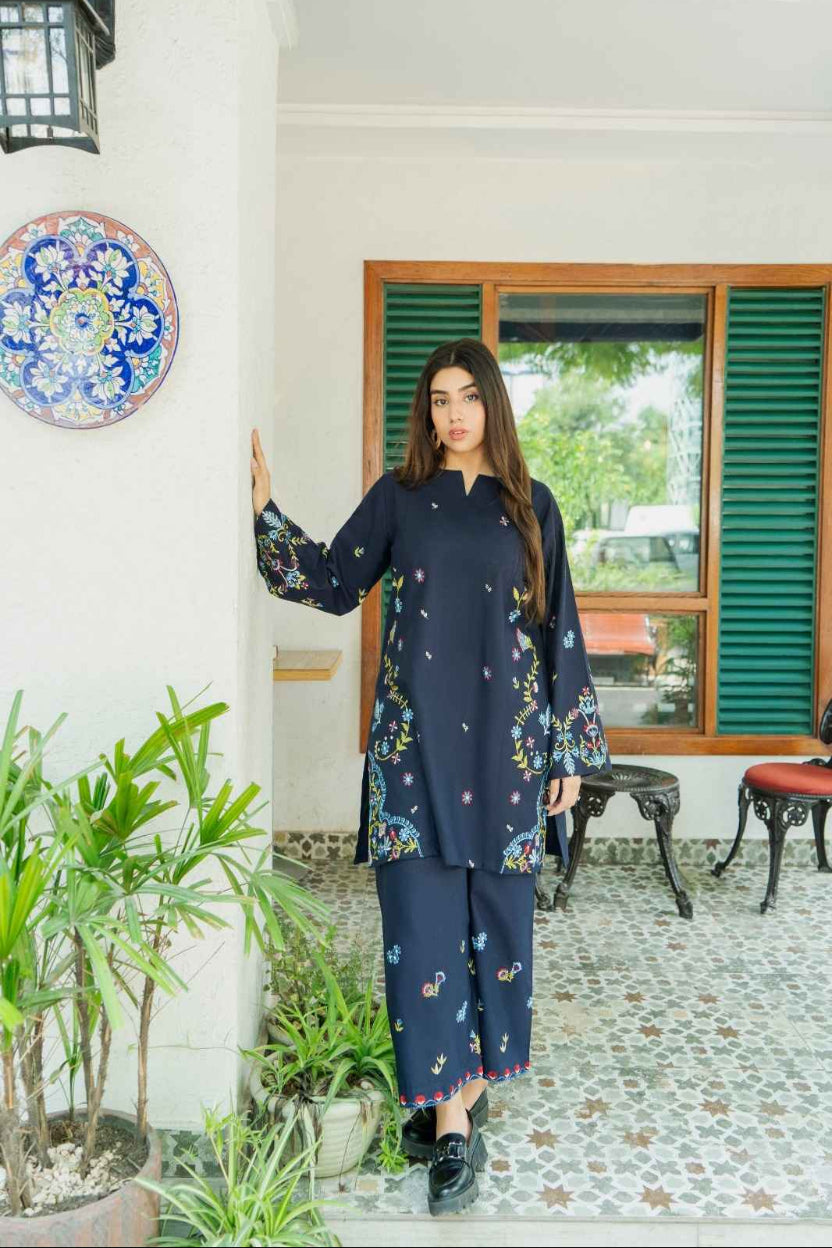 2 Piece Unstiched Embroidery Dhanak