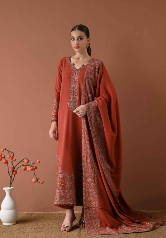 3 Piece Unstiched Embroidery Dhanak