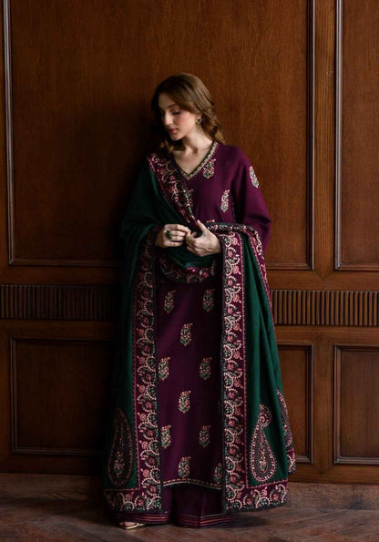 3 Piece Unstiched Embroidery Dhanak