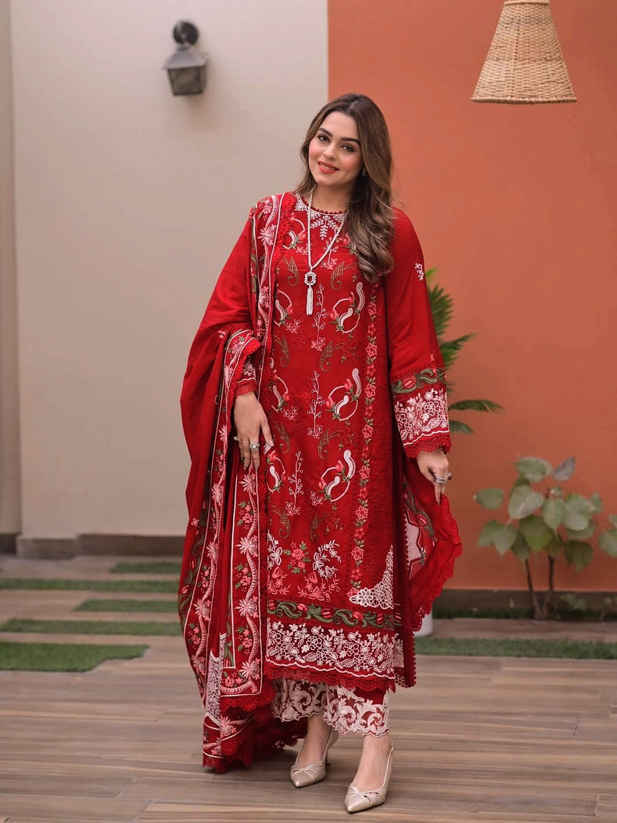 The Red Elegance | Eid Collection