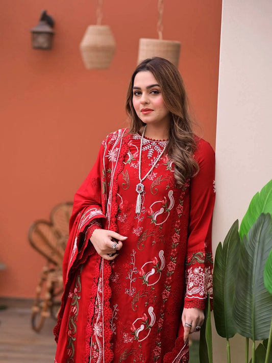 The Red Elegance | Eid Collection