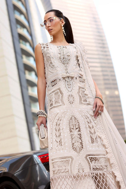 Ivory Luxe Embroidered Lawn – Elegant Festive Edit
