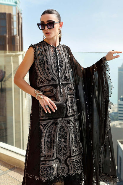 Ivory Luxe Embroidered Lawn – Elegant Festive Edit