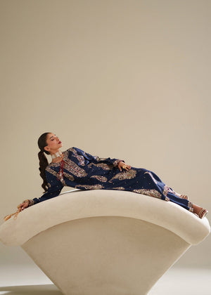 Embroidered Dhanak Shirt