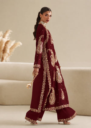 Embroidered Dhanak Shirt