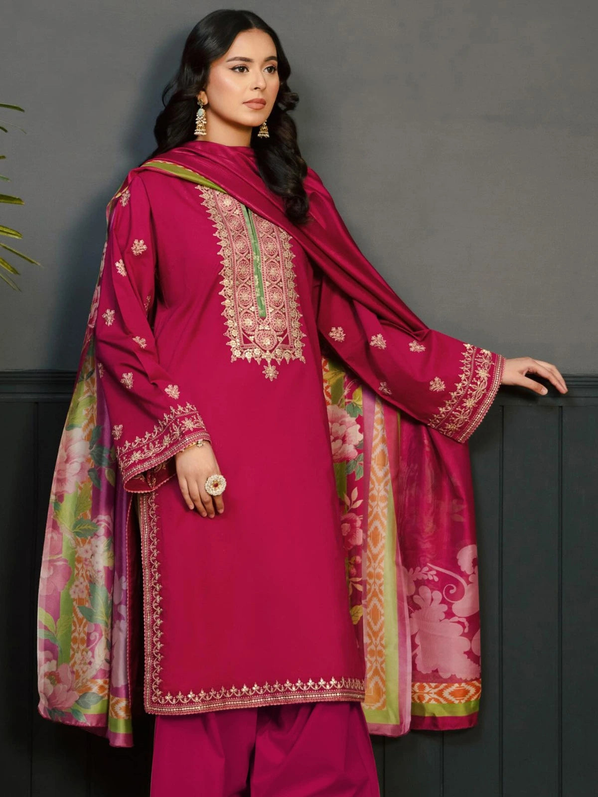 Dhanak Dress Design for Women | Embroidered Design