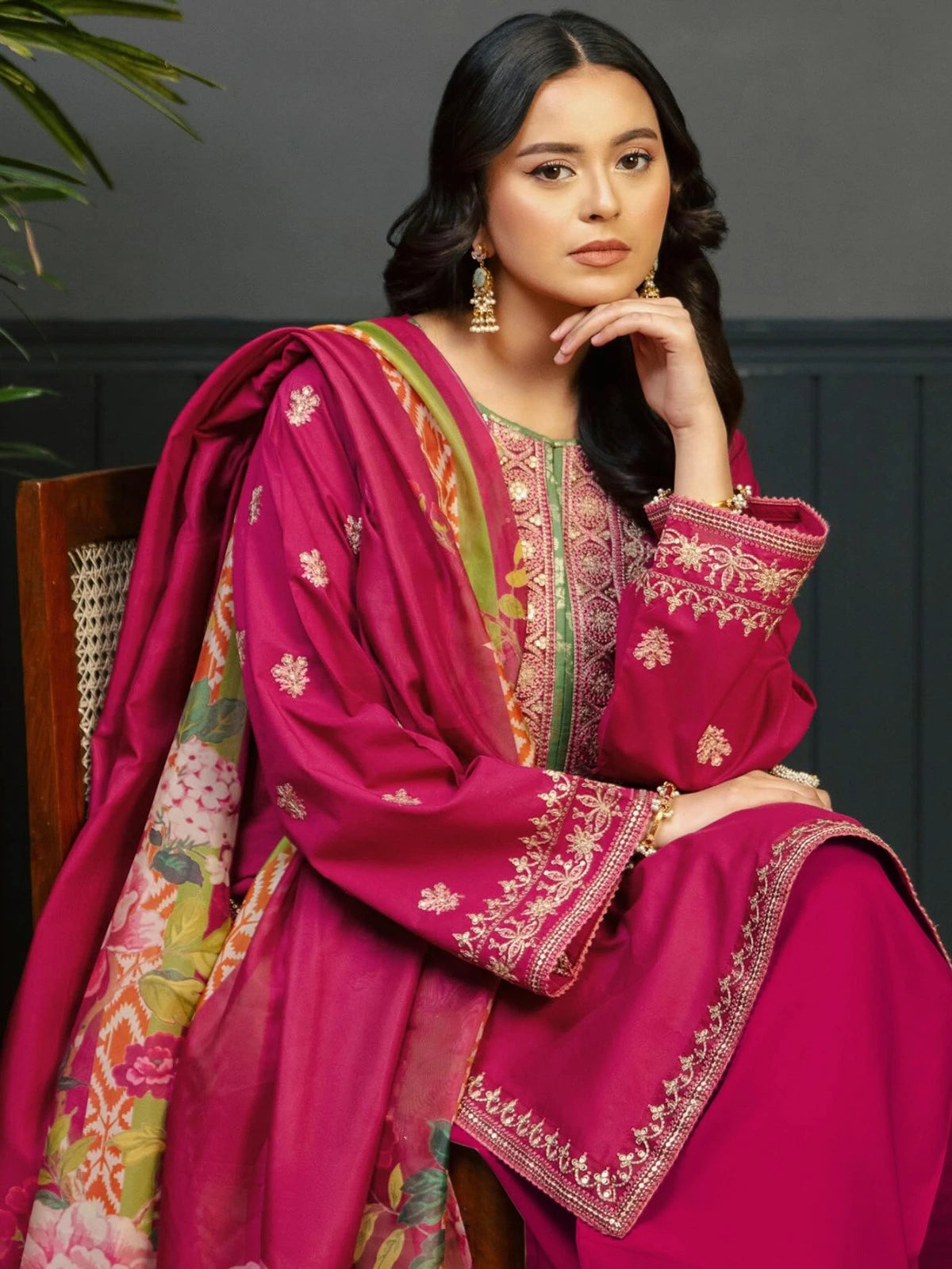 Dhanak Dress Design for Women | Embroidered Design